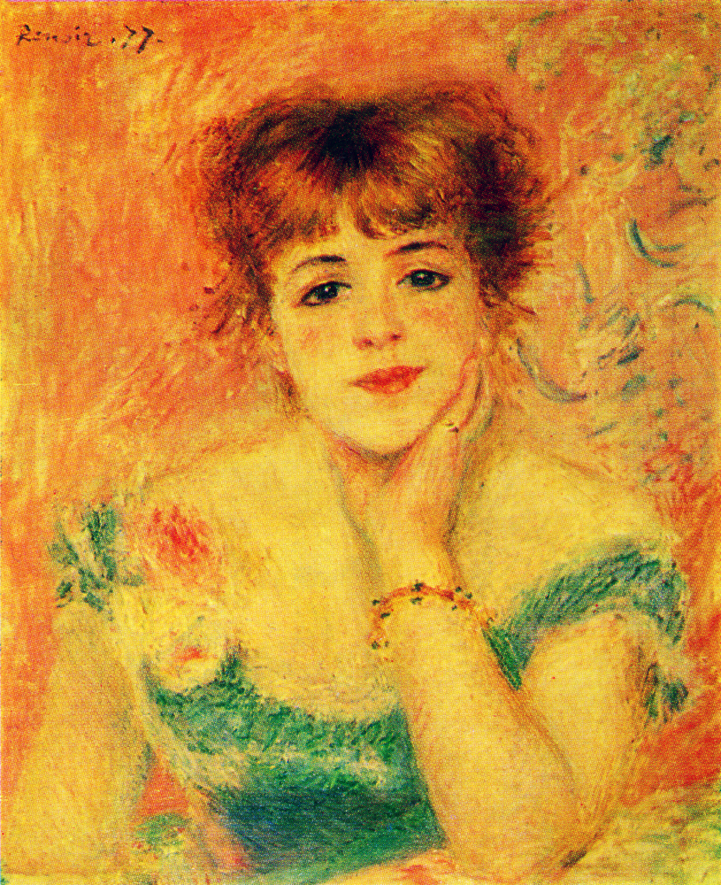 Renoir's "Portrait of the Actress Jeanne Samary."