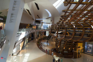 A photo of a unique interior architectural design. The design was created by Rockwell Group whose very own David Rockwell was featured in Modern Magazine's 2016 Fall Edition.