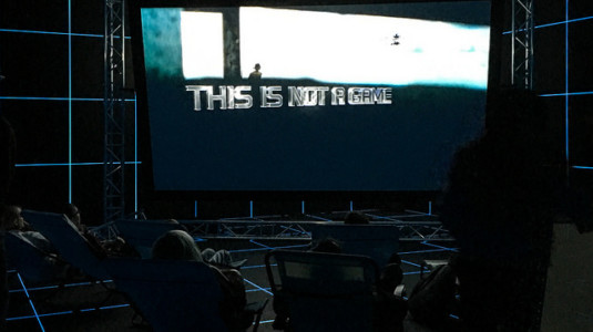 A photo of taken at the Dreamlands exhibit.