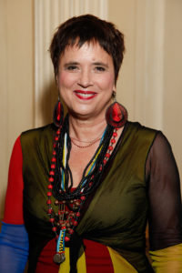 A photo of Eve Ensler, writer of The Vagina Monologues.
