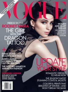 o-ROONEY-MARA-VOGUE-570 Rooney Mara is co-chairing the gala event with Lauren Santo Domingo, Riccardo Tisci and Anna Wintour